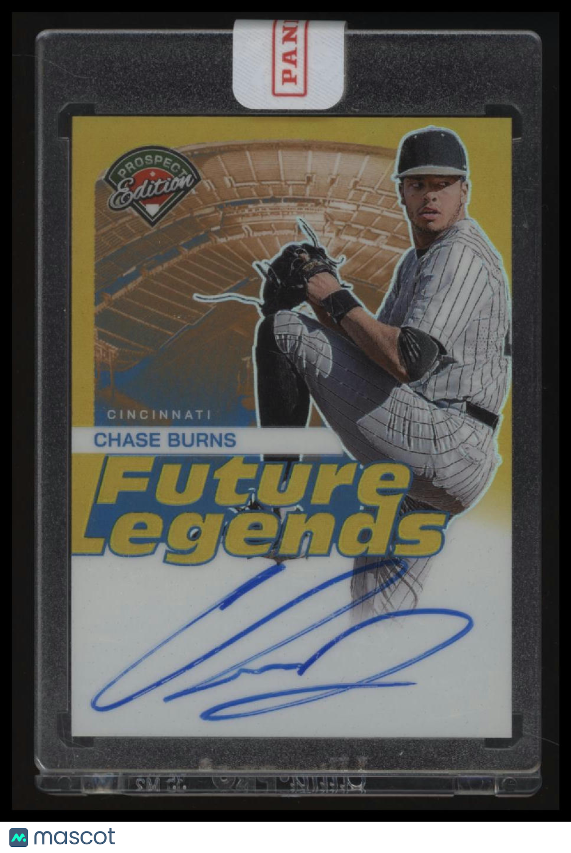 2024 Panini Prospect Edition Chase Burns Future Legends Signatures Gold #/10