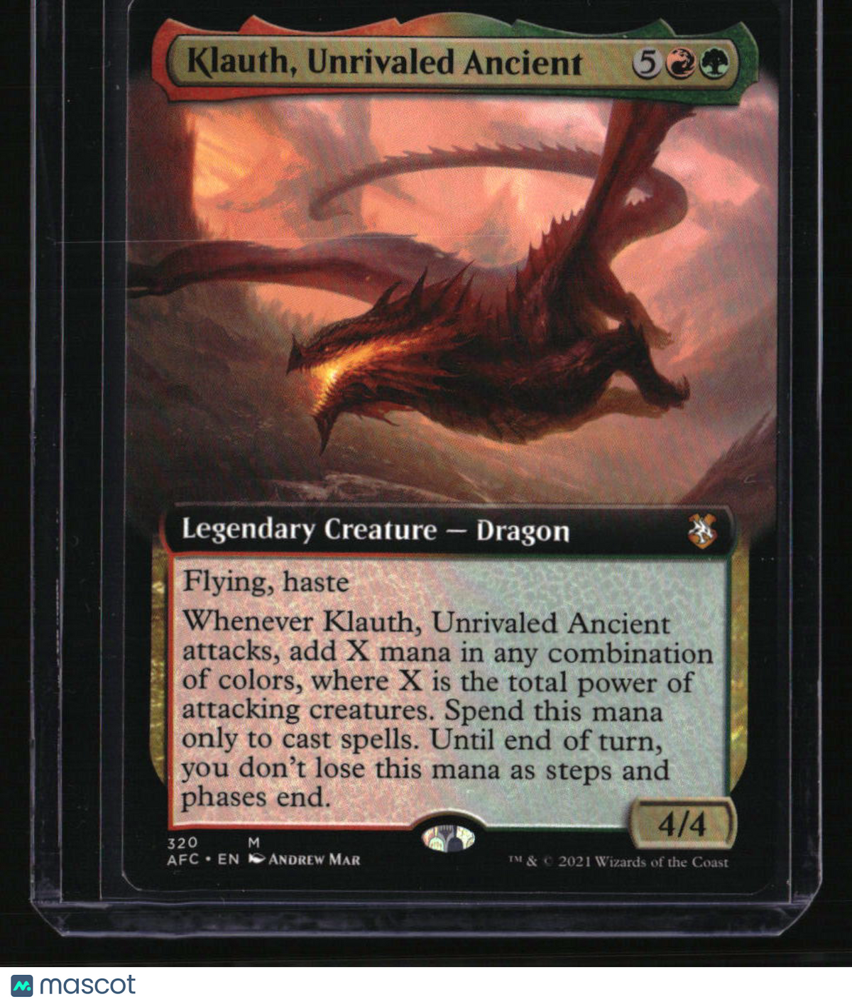 Adventures in the Forgotten Realms Klauth, Unrivaled Ancient Extended Art