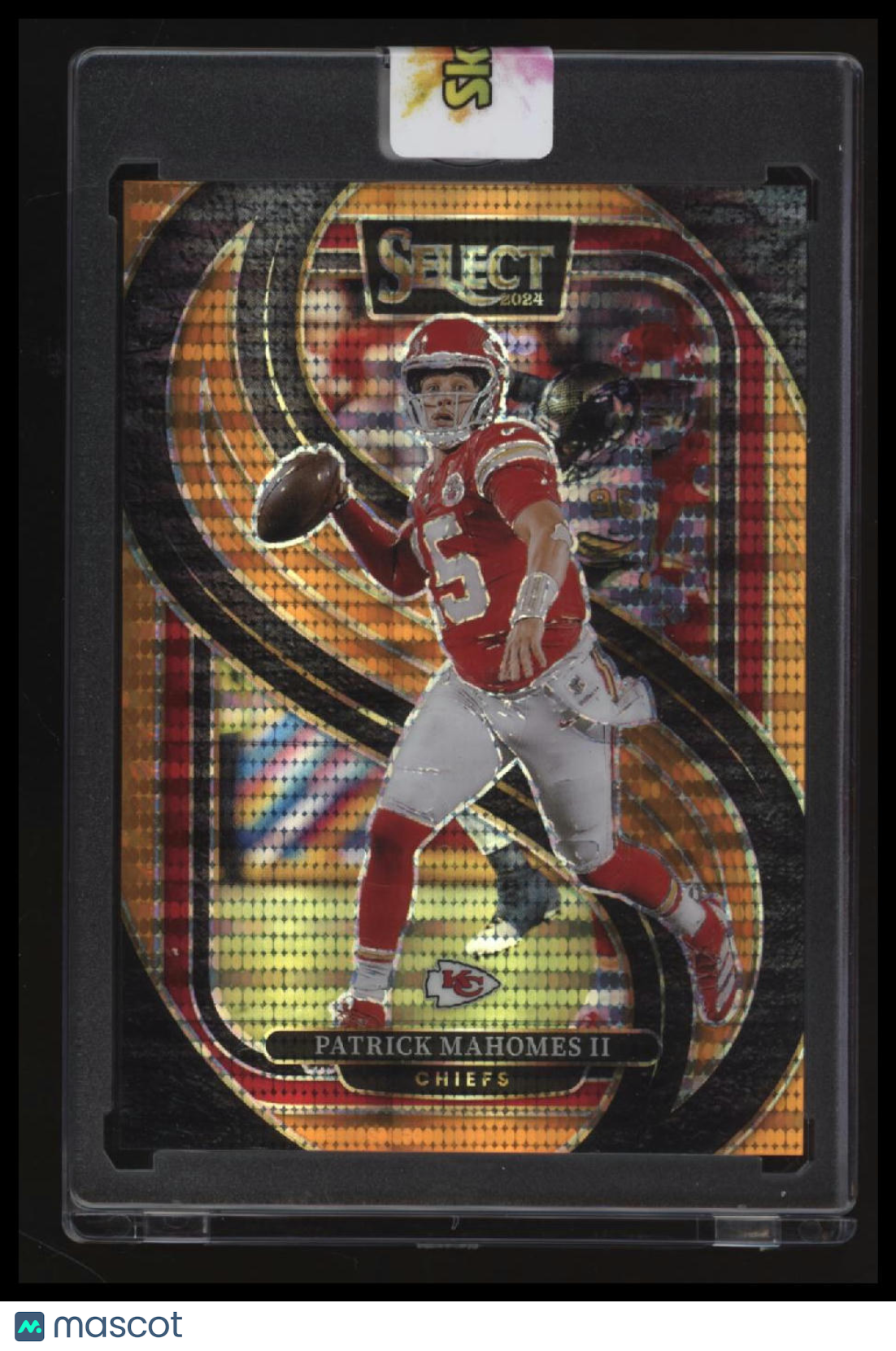 2024 Panini Select Patrick Mahomes II Neon Orange Pulsar Prizm 6/7