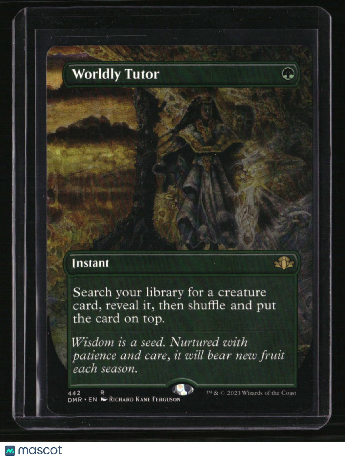 Dominaria Remastered Worldly Tutor (Borderless)