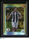 2024-25 Topps Chrome UEFA Club Competitions Kenan Yildiz Gold Prism #/50