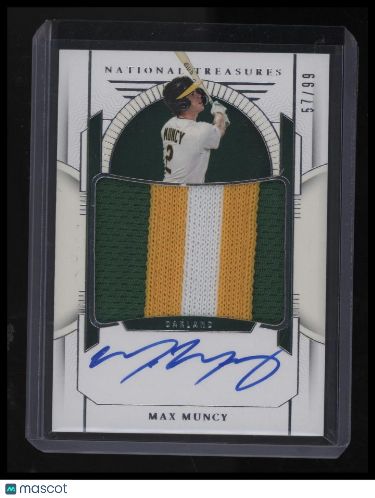 2024 Panini National Treasures Max Muncy Prospect Material Signatures #/99