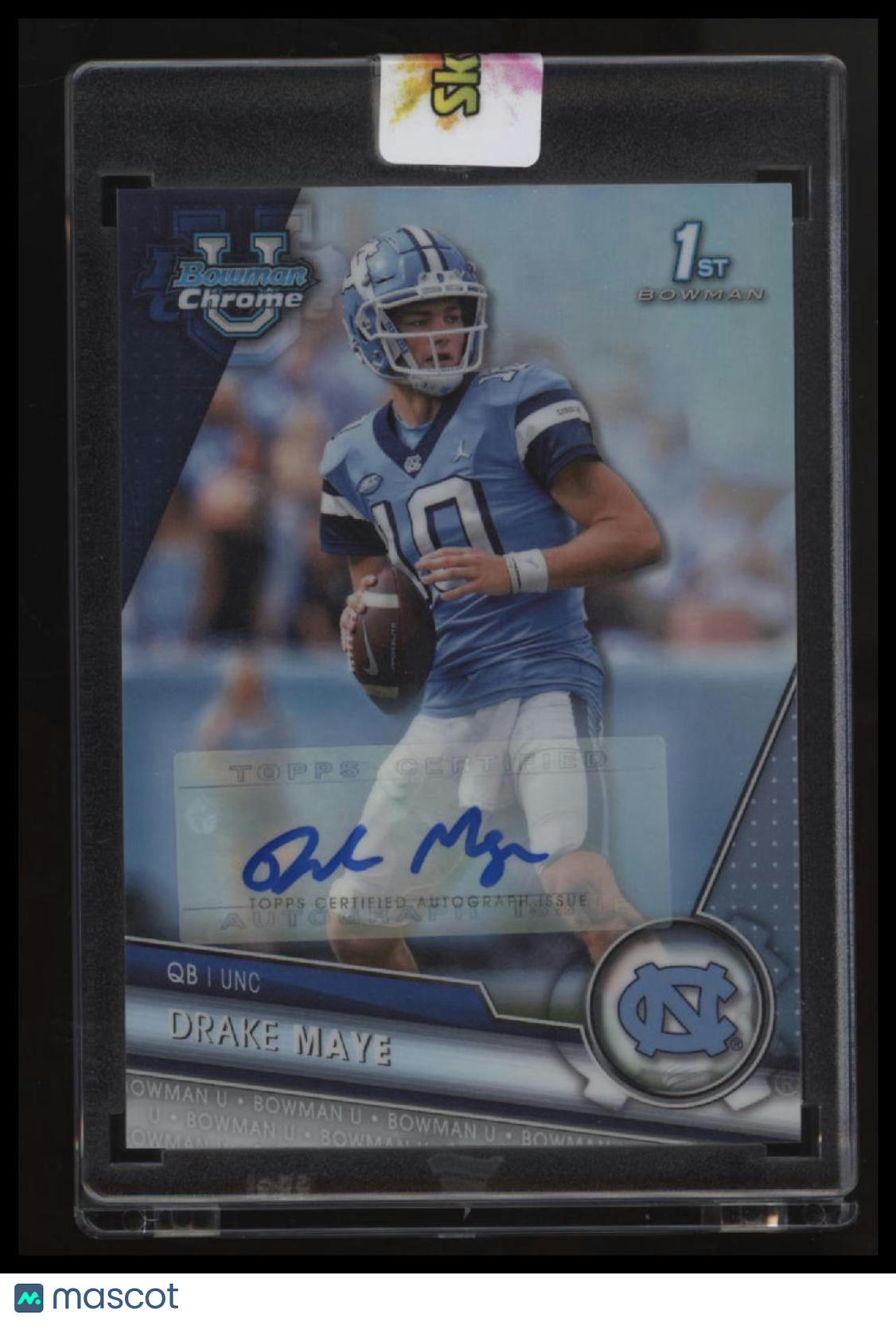 2023 Bowman U Chrome Drake Maye Chrome Prospect Auto Refractor #/499