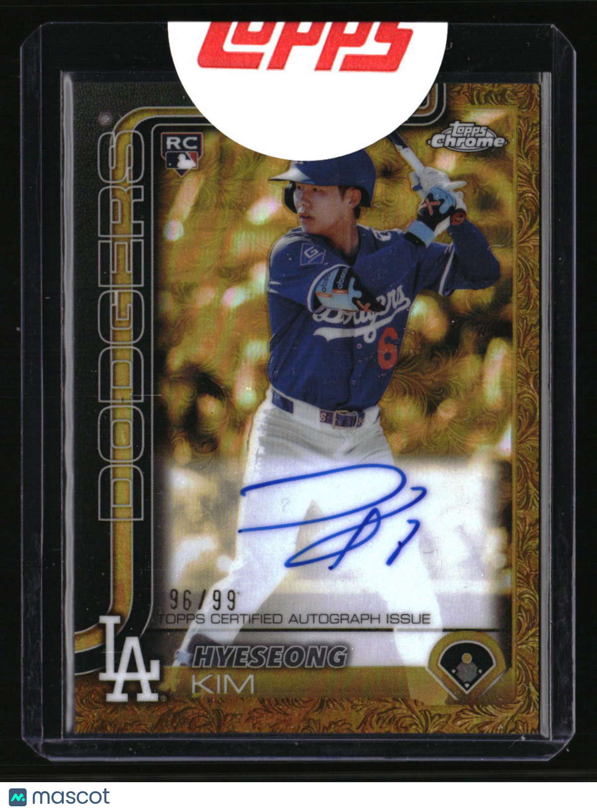 2025 Topps Gilded Collection Hyeseong Kim Autographs #/99