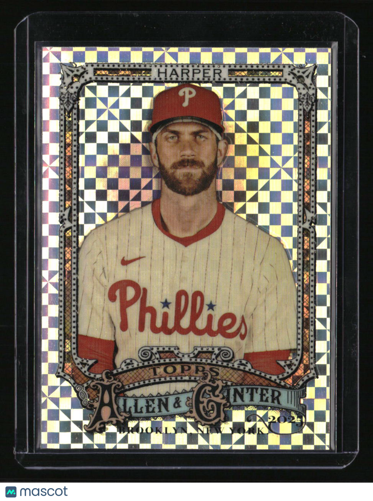 2025 Topps Allen & Ginter Bryce Harper Chrome X-Fractor