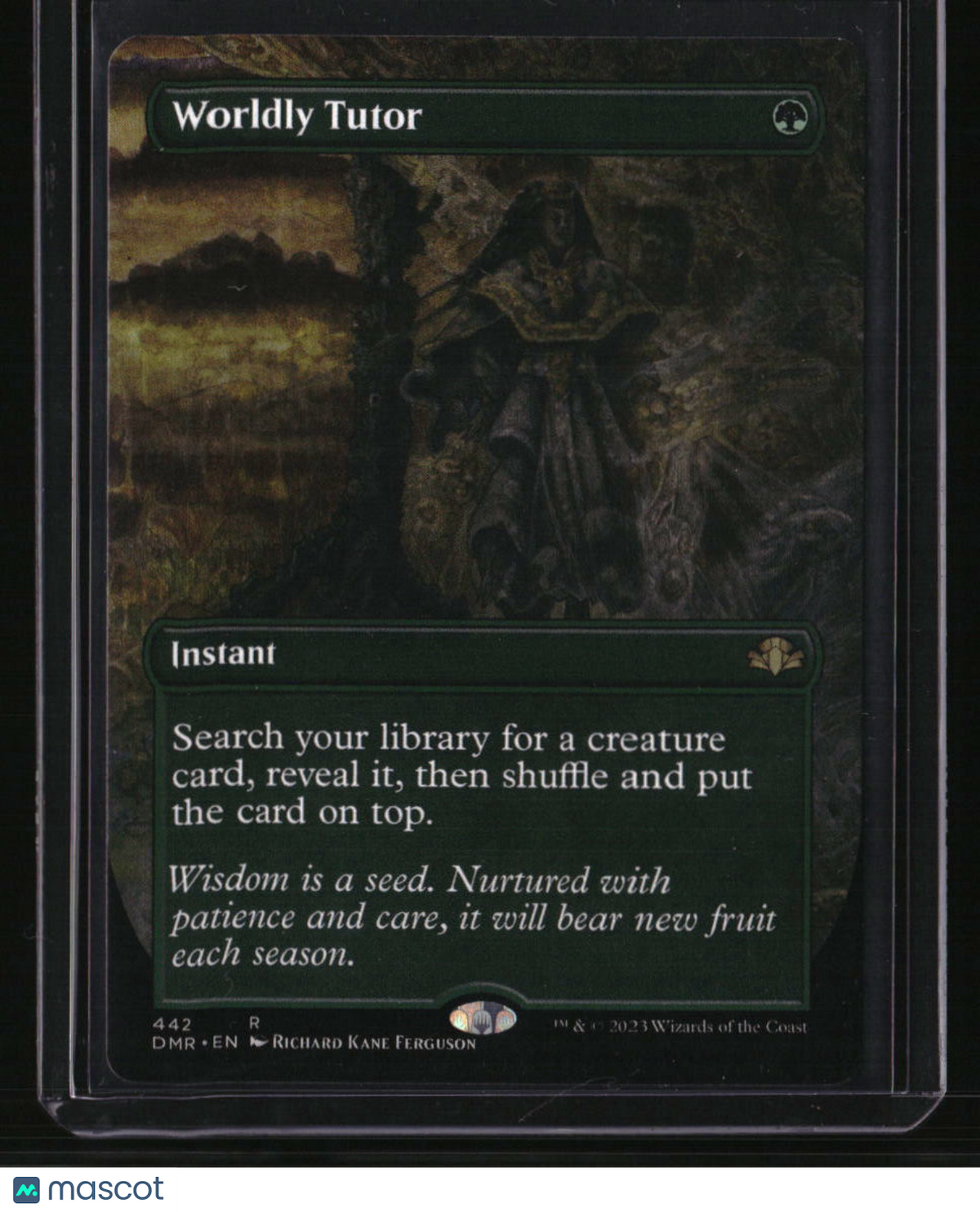 Dominaria Remastered Worldly Tutor (Borderless)