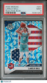 2020 Panini Mosaic Lamelo Ball Reactive Blue PSA 9