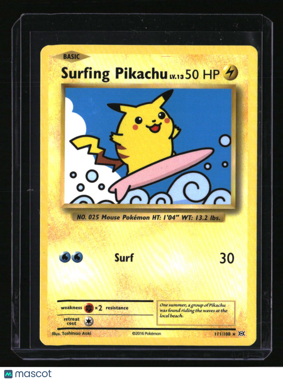 XY - Evolutions Surfing Pikachu