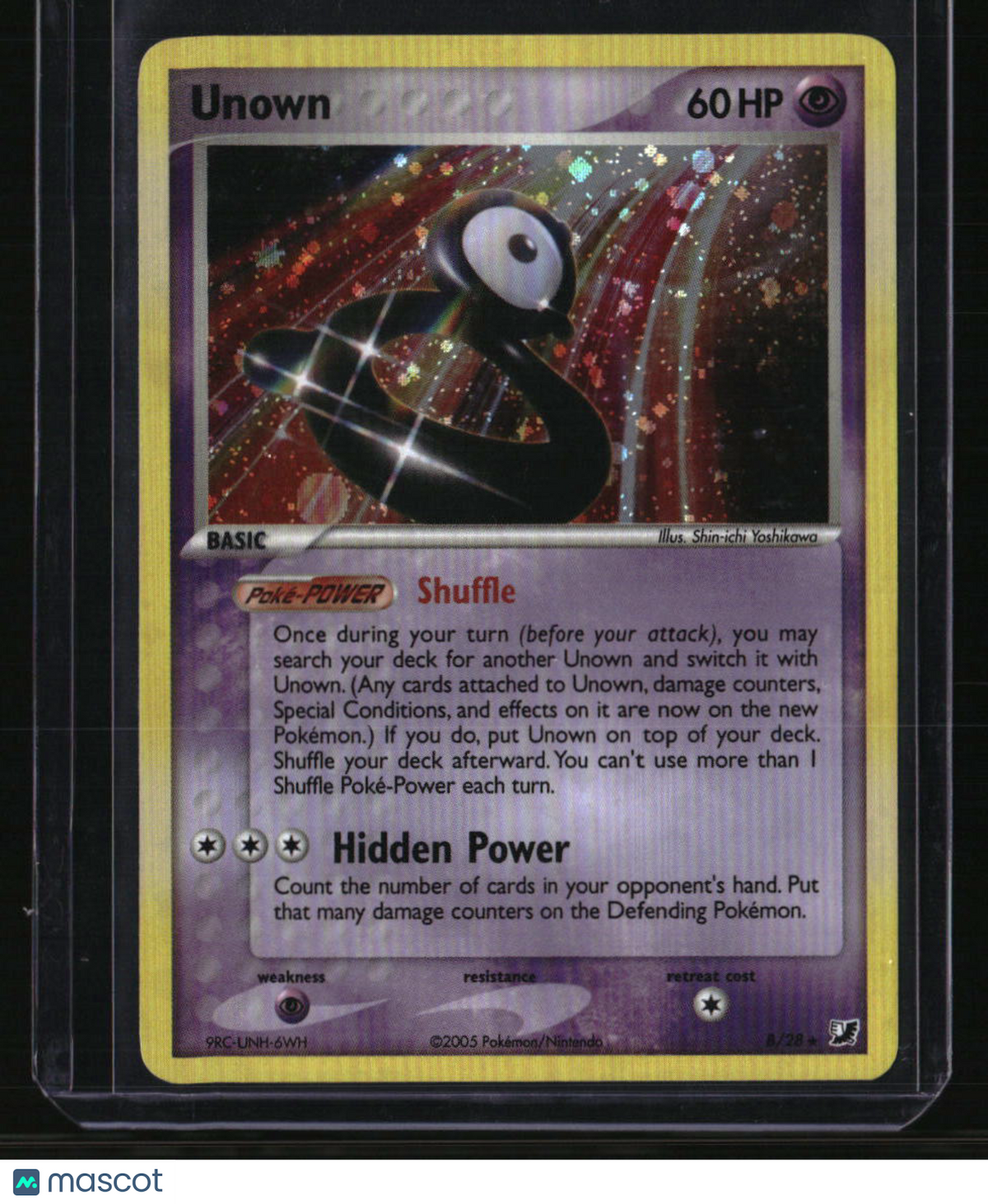 EX Unseen Forces Unown (B)