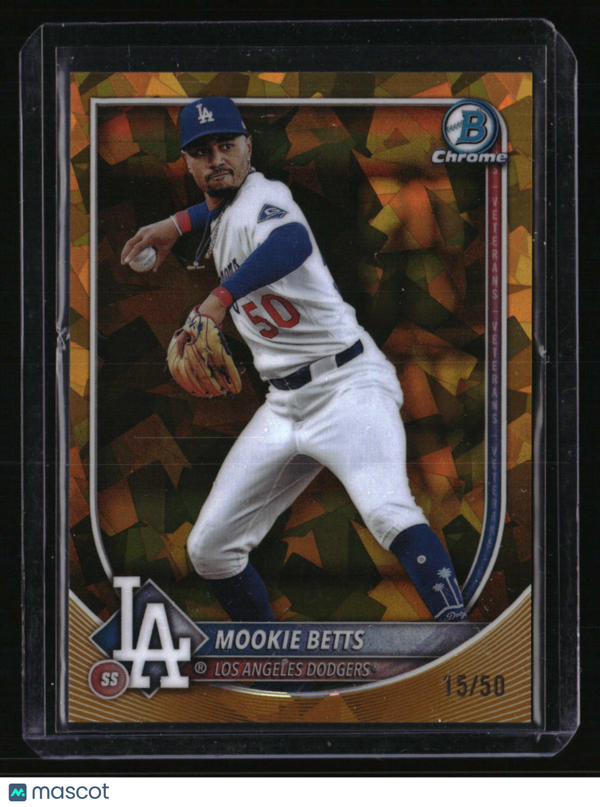 2025 Bowman Chrome Sapphire Edition Mookie Betts Gold Sapphire #/50