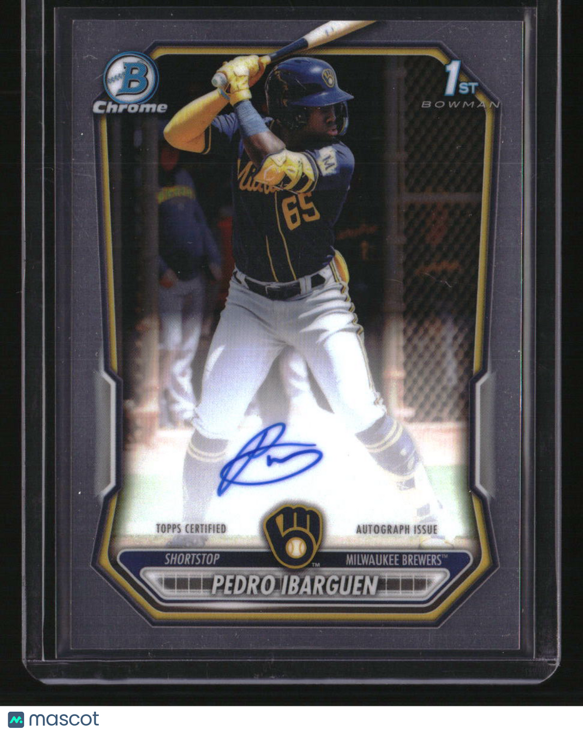 2026 Bowman Pedro Ibarguen Chrome Prospect Autographs