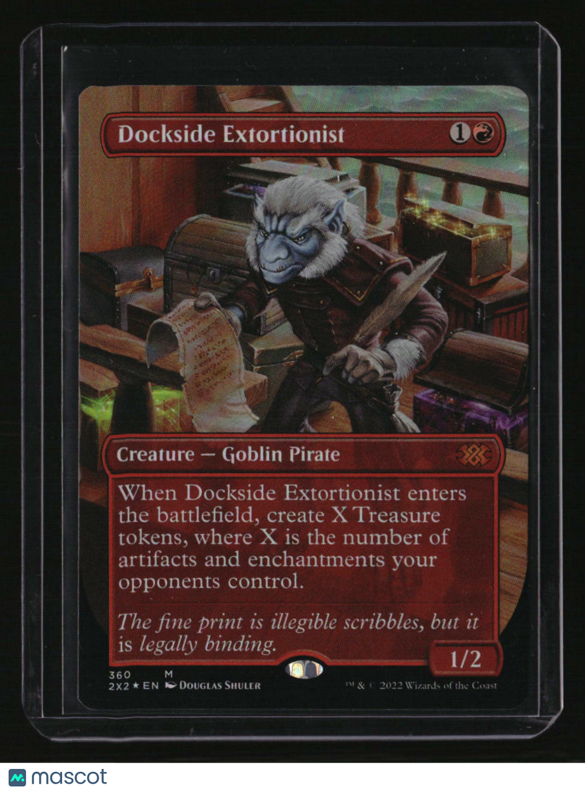 Double Masters 2022 Dockside Extortionist (Borderless) Foil
