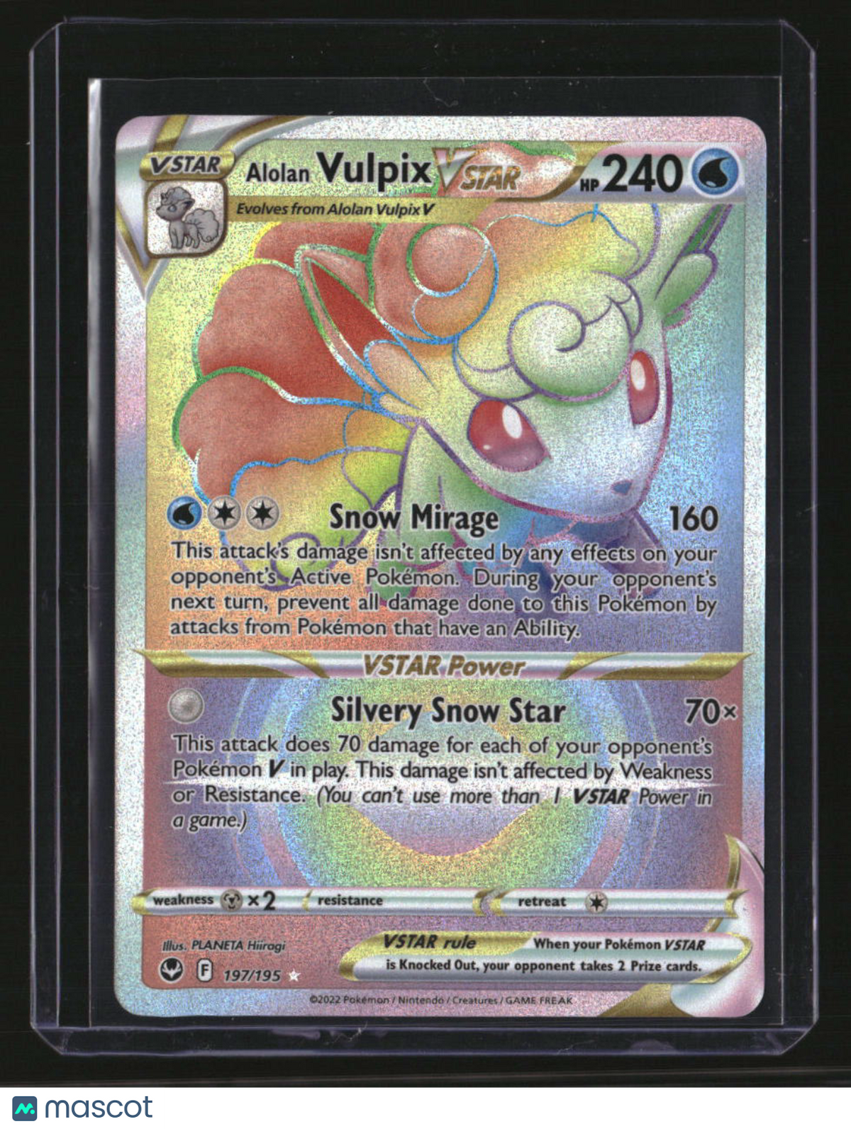 SWSH12: Silver Tempest Alolan Vulpix VSTAR (Secret)