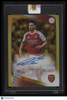 2025-26 Topps UEFA Club Competitions Declan Rice Base Autographs Gold Foil #/50