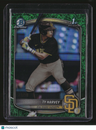 2025 Bowman Draft Ty Harvey Chrome Green Grass Refractor #/99