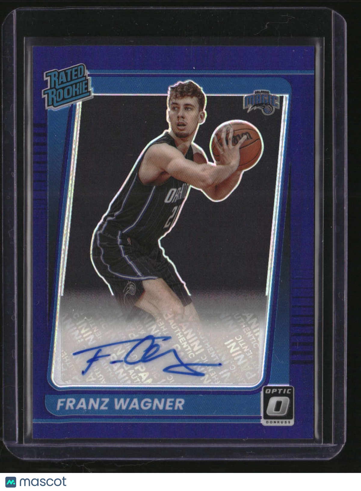 2021-22 Donruss Optic Franz Wagner Rated Rookies Signatures Purple