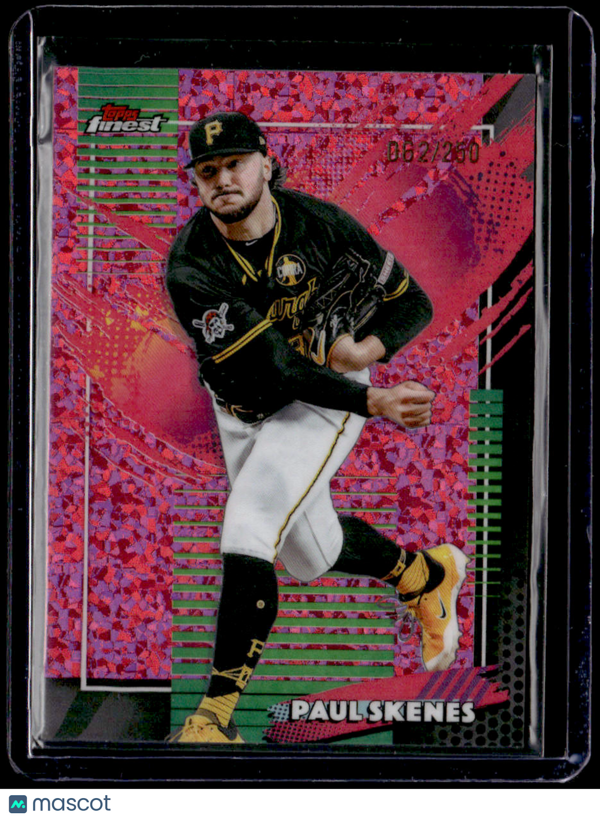 2026 Finest Paul Skenes Pink Mini-Diamond Refractors #/250