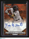 2023 Bowman Sterling Yordany De Los Santos Prospect Autographs Orange #/75