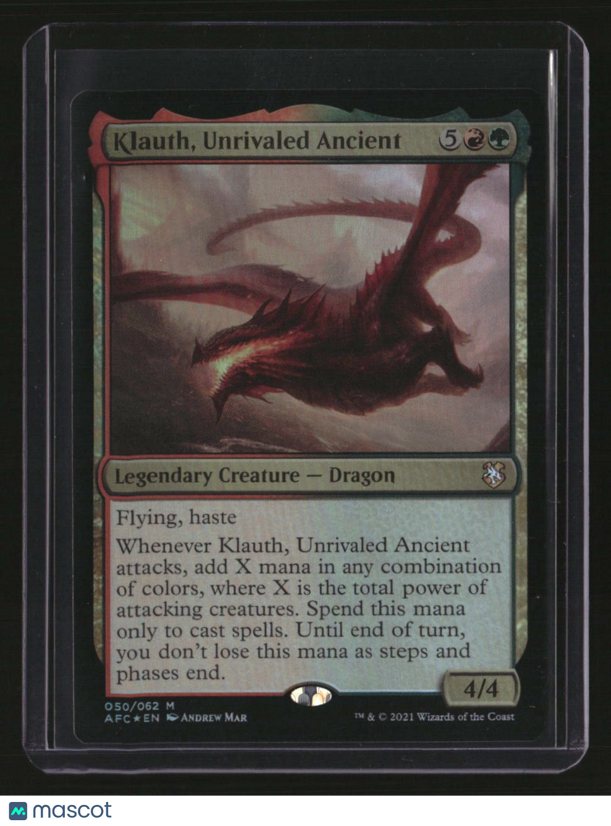 Commander: Adventures in the Forgotten Realms Klauth, Unrivaled Ancient Foil