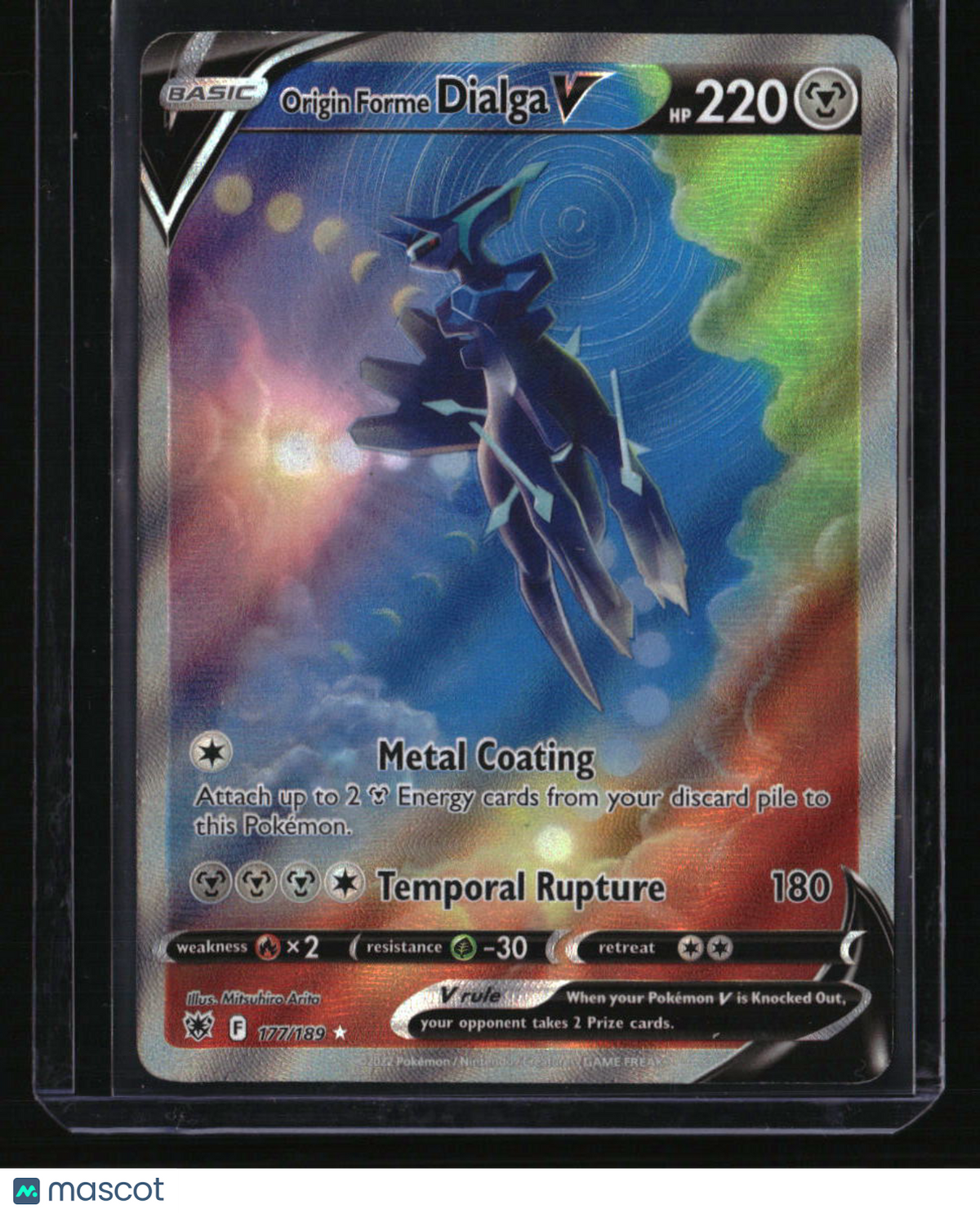 SWSH10: Astral Radiance Origin Forme Dialga V (Alternate Full Art)