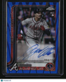2025 Topps Chrome Nacho Alvarez Jr. Rookie Autographs Blue RayWave #/150