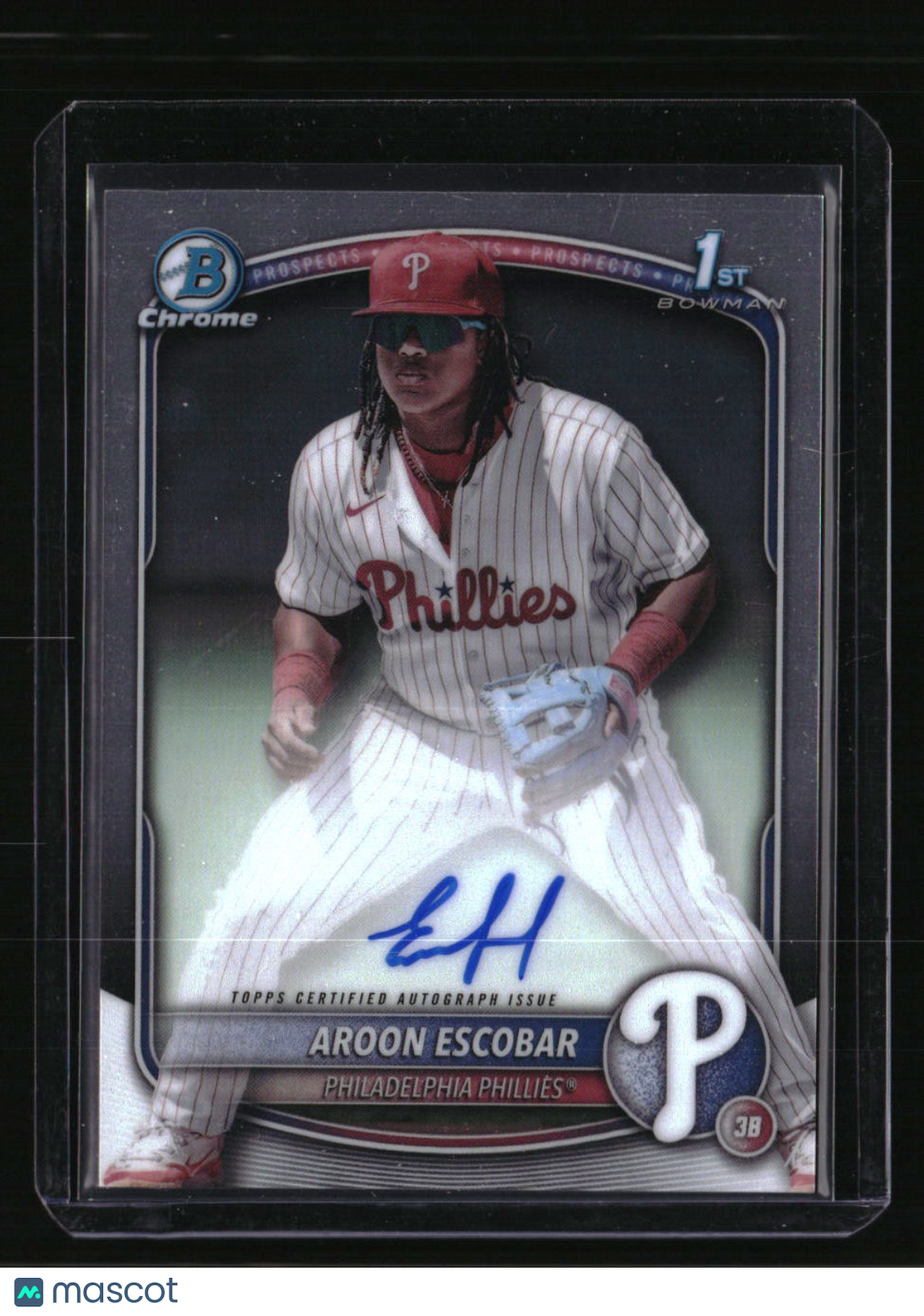 2025 Bowman Aroon Escobar Chrome Prospects Autographs