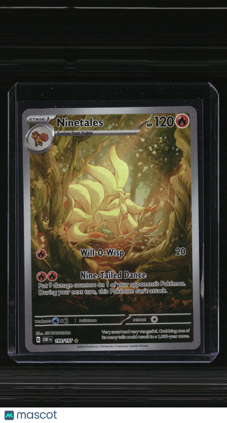 SV03: Obsidian Flames Ninetales -199/197