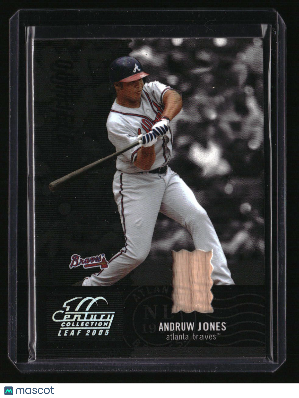 2005 Leaf Century Andruw Jones Material Bat #/250
