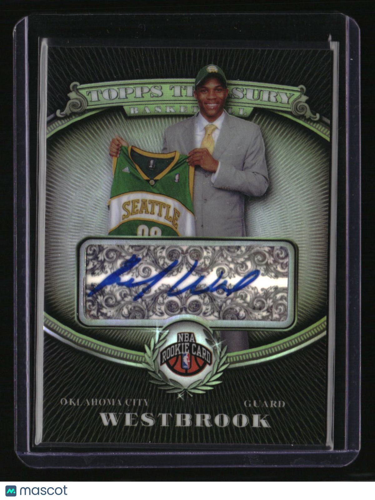 2008-09 Topps Treasury Russell Westbrook Rookie Autographs Refractor