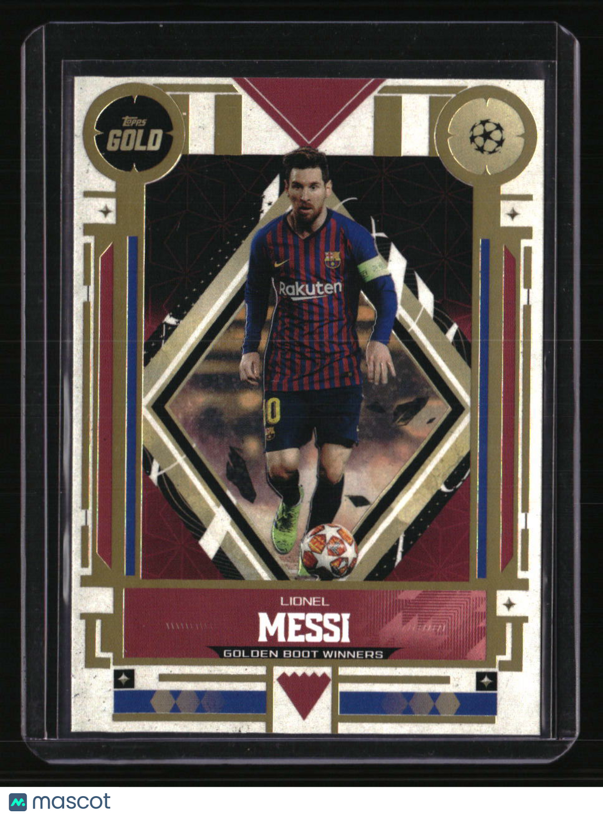 2025-26 Topps Gold UEFA Club Competitions Lionel Messi - Golden Boot Winners