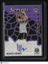 2021 Panini Mosaic Mario Gomez Scripts Purple Fluorescent Mosaic #/25