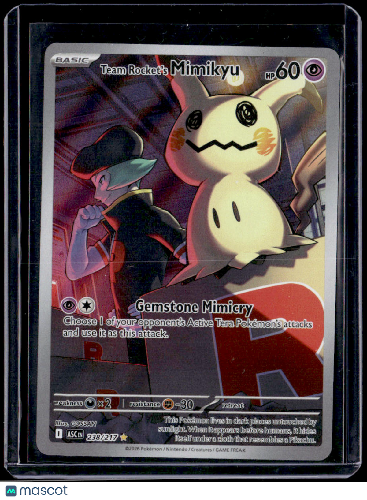 ME: Ascended Heroes Team Rocket's Mimikyu