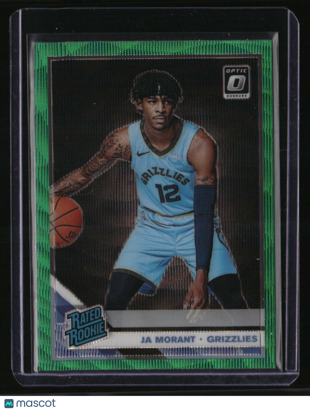 2019-20 Donruss Optic Ja Morant Green Wave