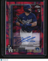 2025 Topps Chrome Update Dalton Rushing Lava Lamp Auto Magenta/Purple #/299