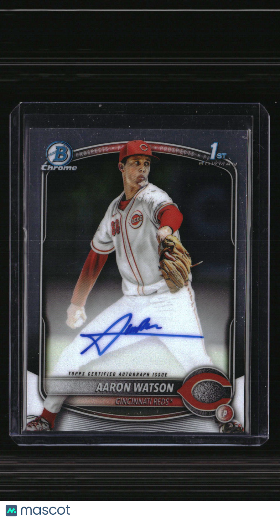 2025 Bowman Draft Aaron Watson Chrome Prospect Autographs