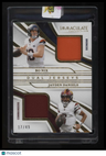2025 Panini Immaculate Collection Bo Nix / Jayden Daniels Dual Jersey #/49