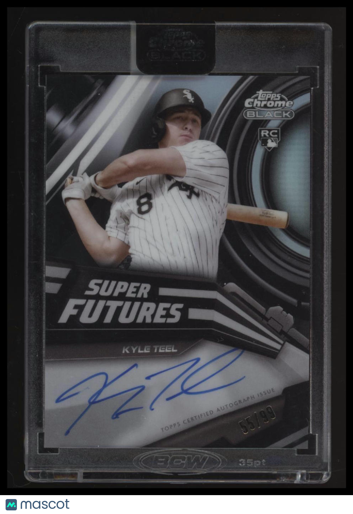 2026 Topps Chrome Black Kyle Teel Super Futures Autographs #/99