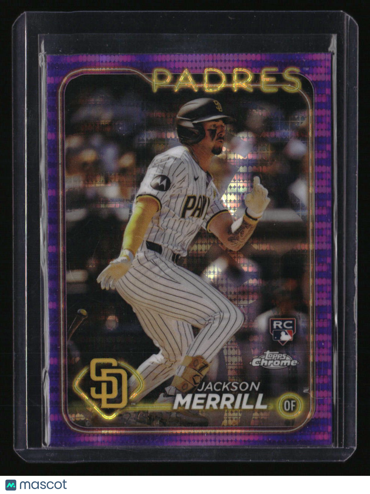 2024 Topps Chrome Jackson Merrill Purple Sonar Refractors 275/275