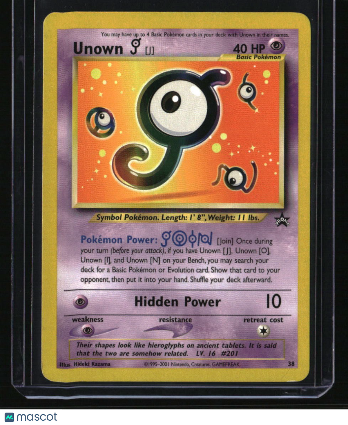 WoTC Promo Unown [J]
