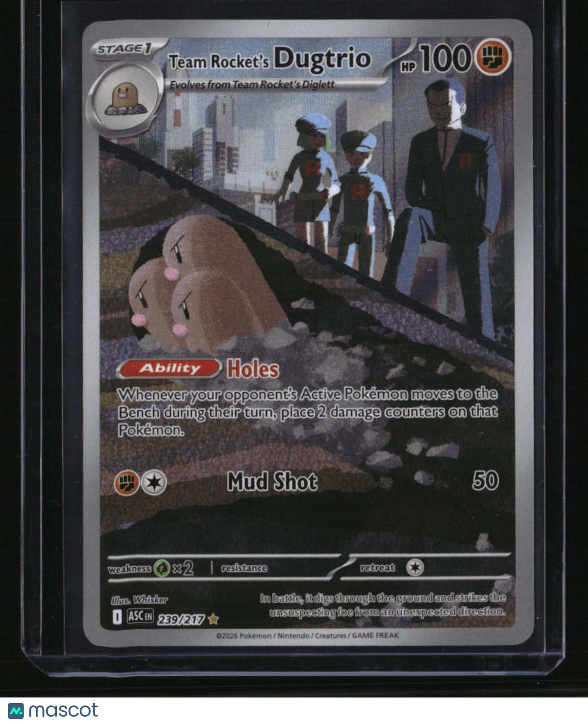 ME: Ascended Heroes Team Rocket's Dugtrio