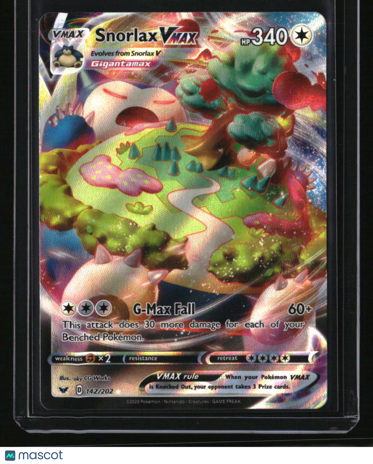SWSH01: Sword & Shield Base Set Snorlax VMAX