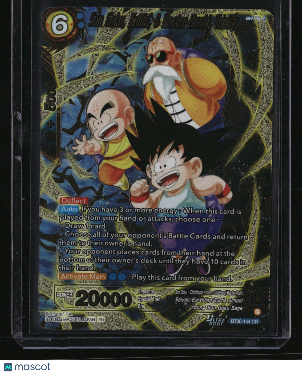 Three Glorious Fighters Son Goku, Krillin, & Master Roshi, Trinity