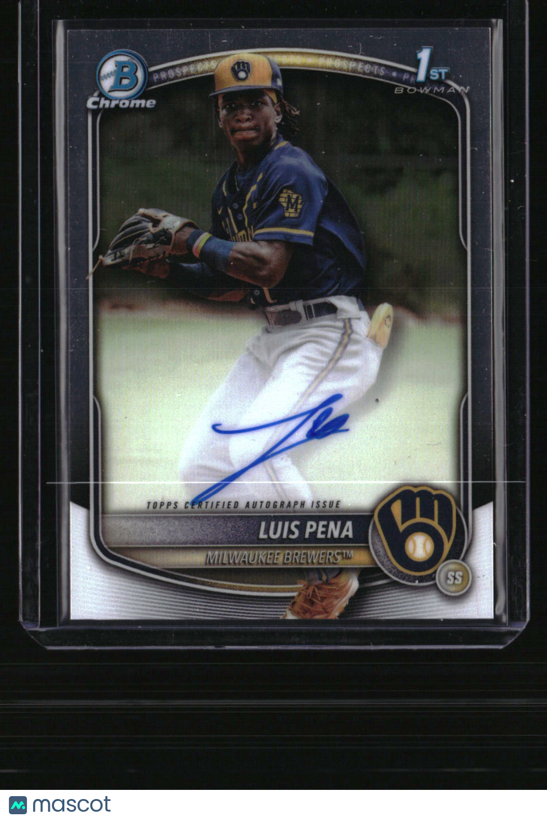 2025 Bowman Luis Pena Chrome Prospects Autographs
