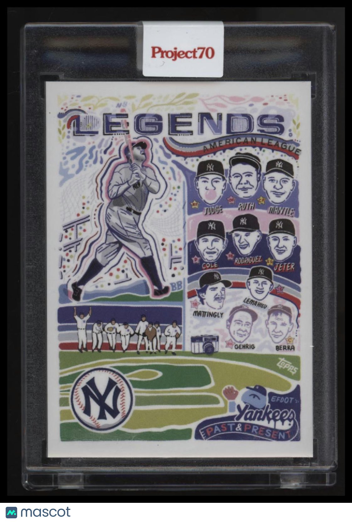 2021-22 Topps Project70 Yankees Legends
