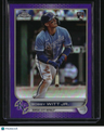2022 Topps Chrome Update Bobby Witt Jr. Purple Refractor