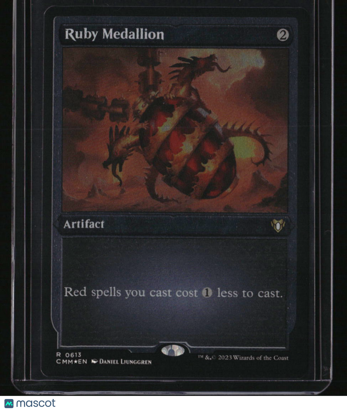 Commander Masters Ruby Medallion (Foil Etched)