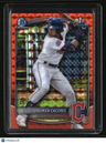2025 Bowman Chrome Juneiker Caceres Prospects Orange Geometric #/25