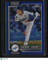 2026 Topps Chrome Logofractor Edition Yoshinobu Yamamoto Blue 1st on Print 1/150