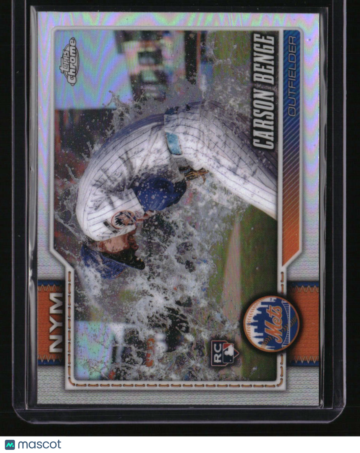 2026 Topps Chrome Carson Benge Topps Refractor Image Variation
