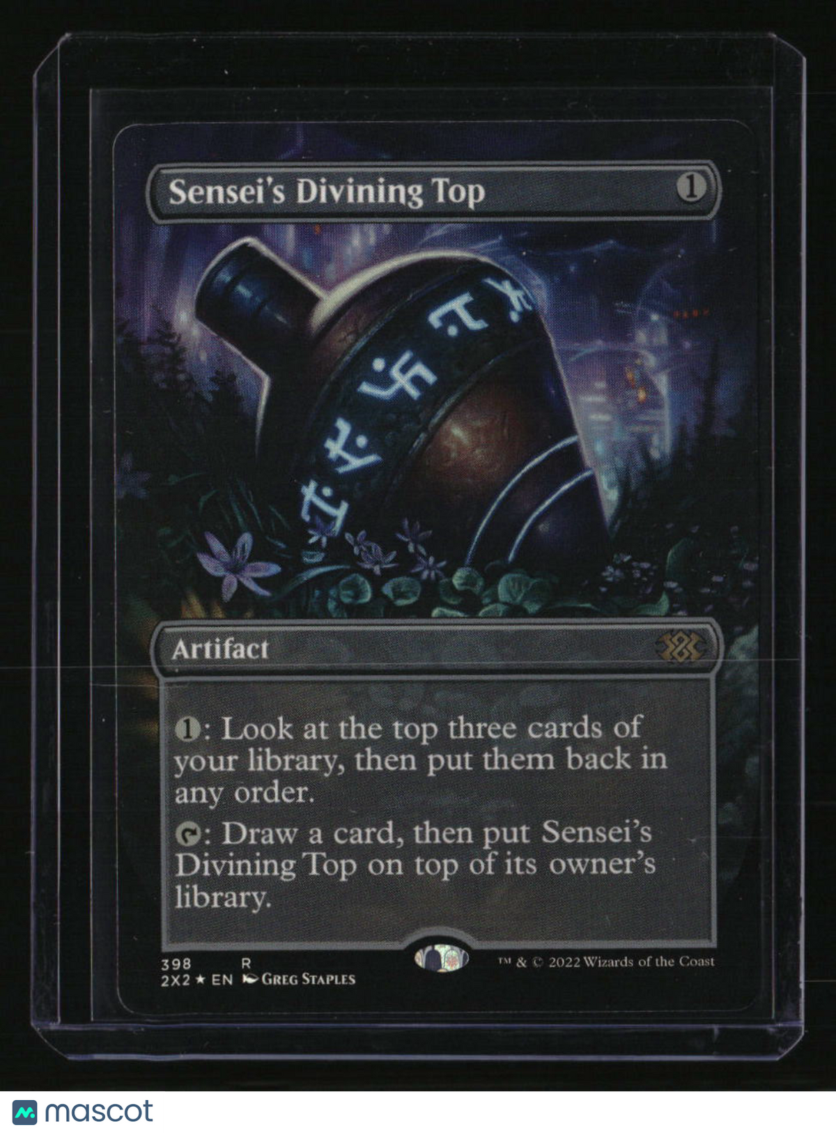 Double Masters 2022 Sensei's Divining Top (Borderless) Foil